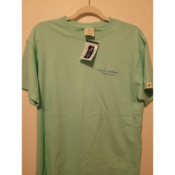 NWT Simply Southern Lake Vibes Fun Times Short Sleeve Graphic T-Shirt Men's M - Picture 6 of 11